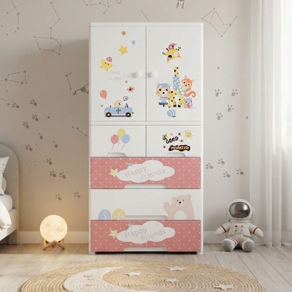 Happy Friends 7 Layers Kideez Wardrobe J-3222 HF