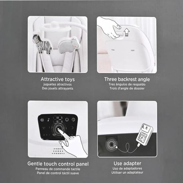 BPE_6101_32aa944b-82ee-477c-b001-d3b08c3ac50e Infant Electric Swing- Mastela | 08966