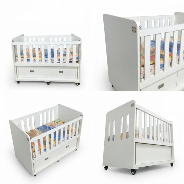 Baby Crib In Material Wood