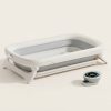 Foldable Fiber Bath Tub with Digital Temperature Display