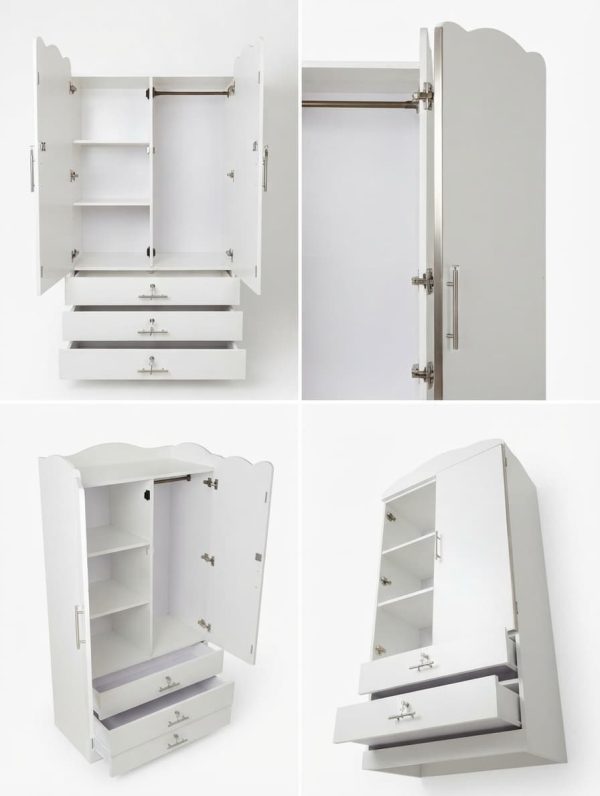 Plain White Kids Wardrobe