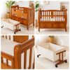 Wooden Baby Cot with Drawers 6186