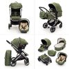 Kidilo 4-in-1 Baby Pram Green