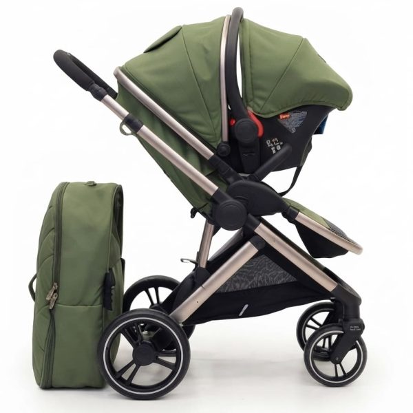 Kidilo 4-in-1 Baby Pram Green