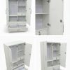 Two Large Drawer Wooden Cupboard – Wardrobe