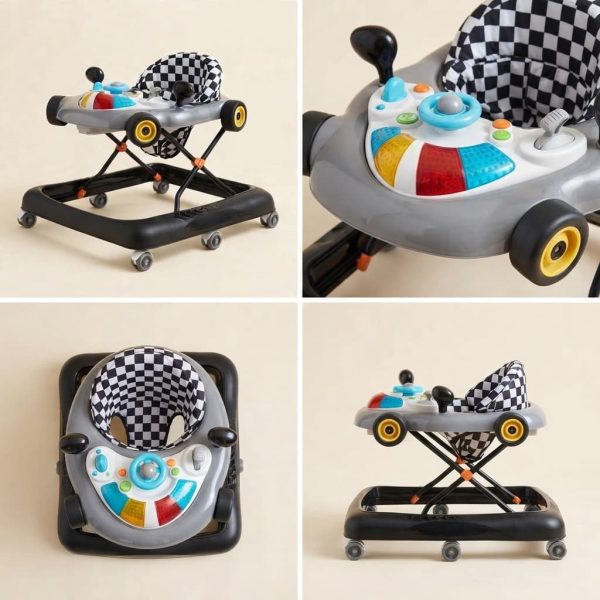 Baby Walker with Interactive Toy Tray
