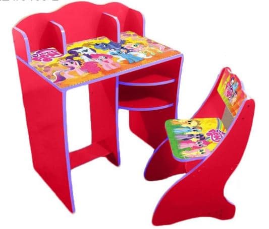 KAWFKL (1) Kids Study Table & Chair Set 5468-2