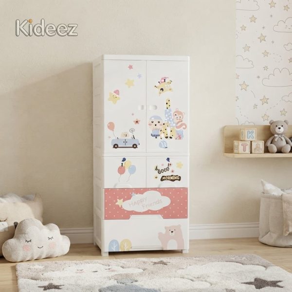 Happy Friends 6 Layers Kideez Wardrobe J-2222 HF