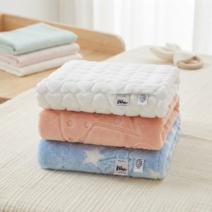 Stars Plush Baby Blanket  50×40"