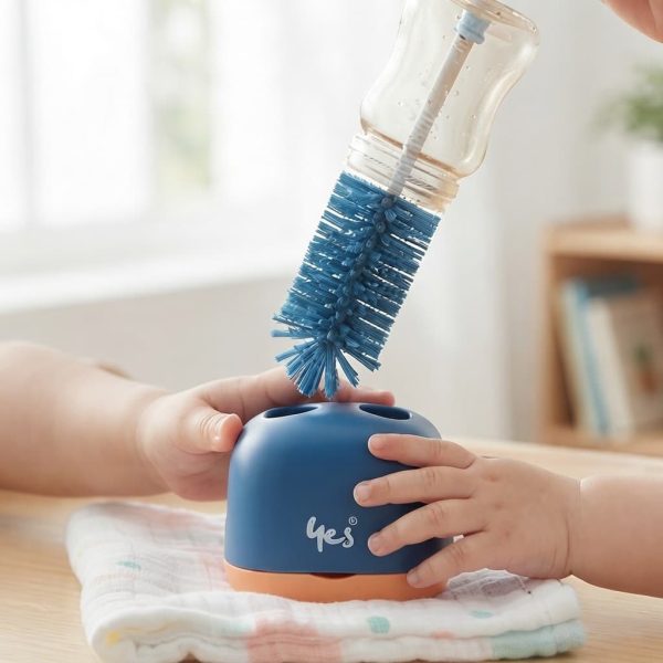 3 in 1 Rotating Silicone Bottle Brush Set