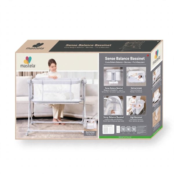 Mastela Aero Zenith Bassinet Light Grey