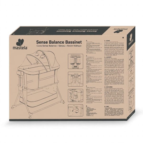 Mastela Aero Zenith Bassinet Light Grey