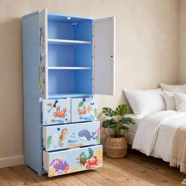 Kideez Ocean Print Wardrobe - 6 Layers - 2022 OB