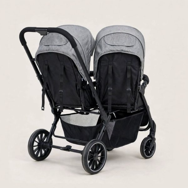 Kidilo Twin Stroller Pram Double Stroller LB200