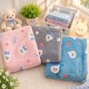 Duck Print Soft Fleece Baby Blanket