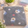 Duck Print Soft Fleece Baby Blanket