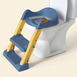Infantes 2 in 1 Foldable Potty Training Seat with Ladder, Splash Guard