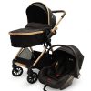 Kidilo 3-in-1 Baby Pram Black