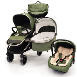 Kidilo 4-in-1 Baby Pram Green
