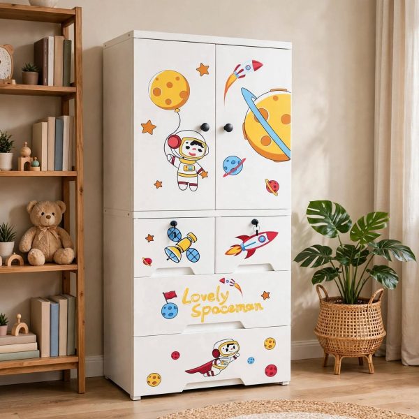 Kideez Wardrobe Spaceman - 6 Layers - J2222 SM