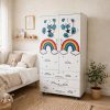Rainbow Teddy Bear Kids Wardrobe    Size 2.5×5