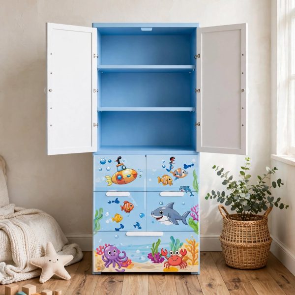 Kideez Ocean Print Wardrobe - 6 Layers - 2022 OB