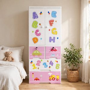 Kideez Wardrobe - Alphabet Print -- 6 Layer