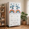 Rainbow Teddy Bear Kids Wardrobe    Size 2.5×5