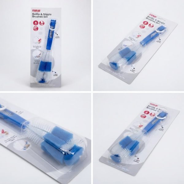 Farlin Bottle & Nipple Cleaning Brush Set