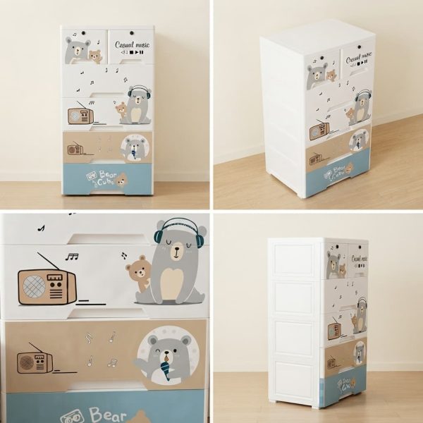 Cartoon Baby Wardrobe 5 Layer
