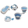 6-in-1 Baby Folding Bathtub Set