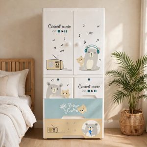 Cartoon Baby Wardrobe 4 Layer