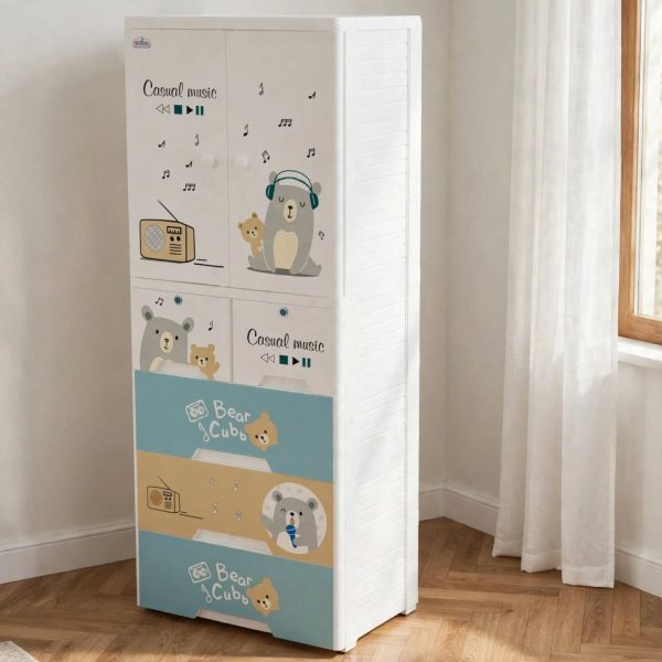 Cartoon Baby Wardrobe 7 Layer
