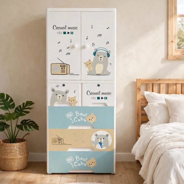 Cartoon Baby Wardrobe 7 Layer