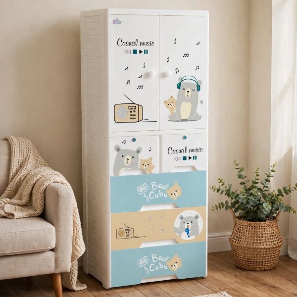 Cartoon Baby Wardrobe 7 Layer