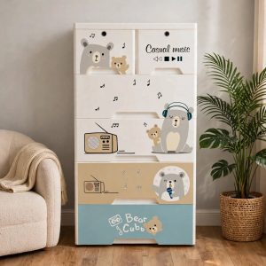 Cartoon Baby Wardrobe 5 Layer